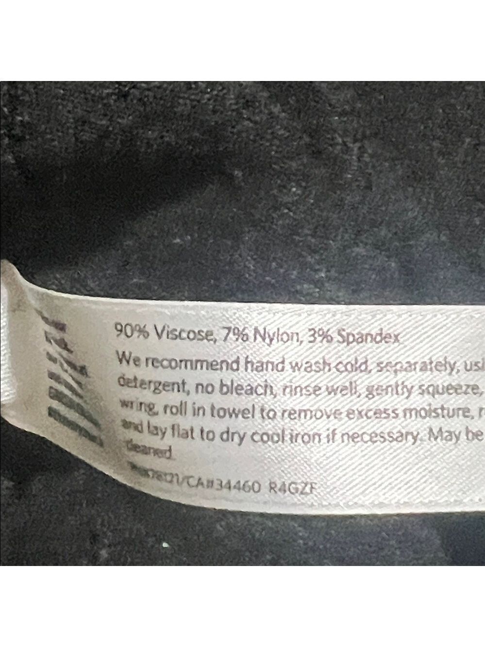 Eileen Fisher charcoal gray / Black Open Front Cardigan. Large - Picture 7 of 7